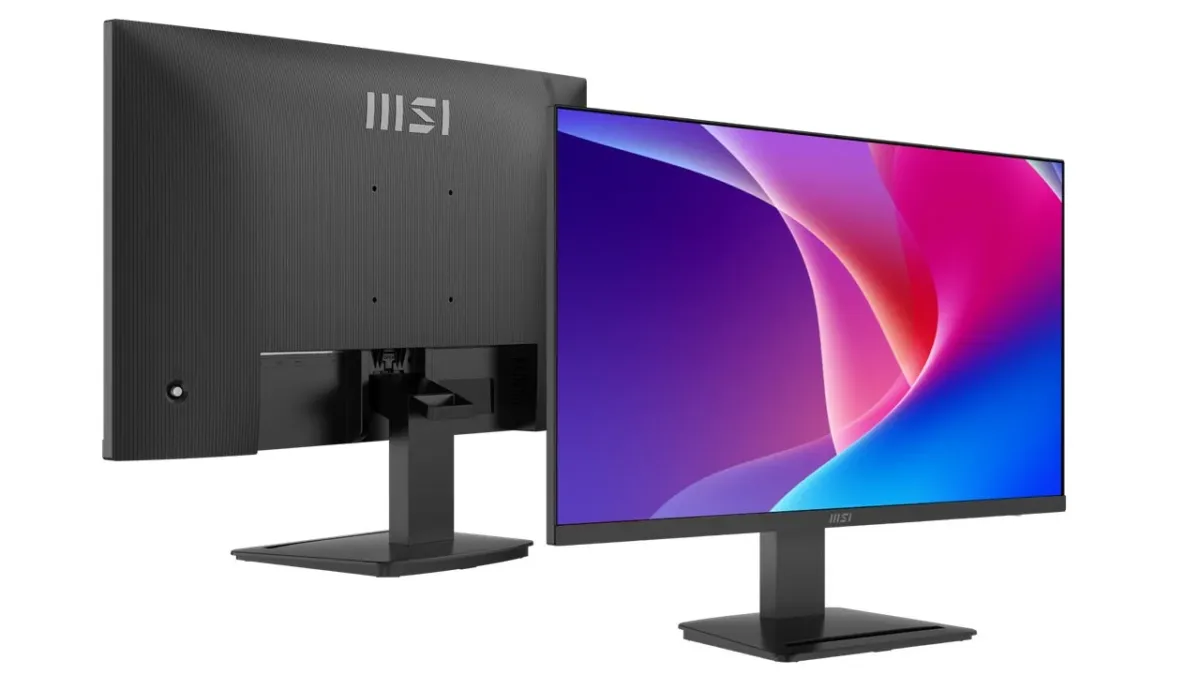 MSIモニターとスマホスタンド