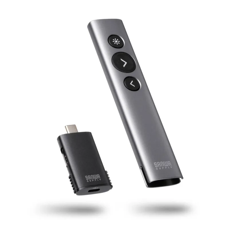 変換アダプタ付きレシーバーとプレゼンター