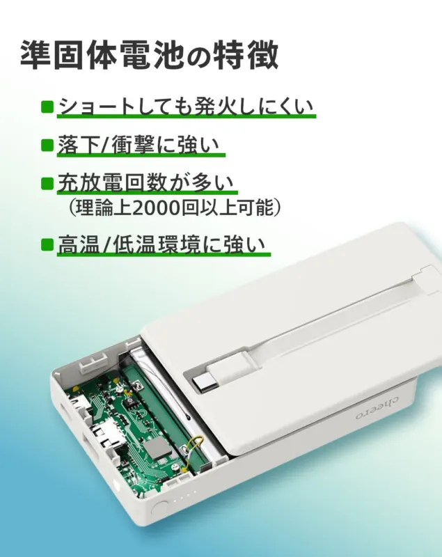 準固体電池の安全性