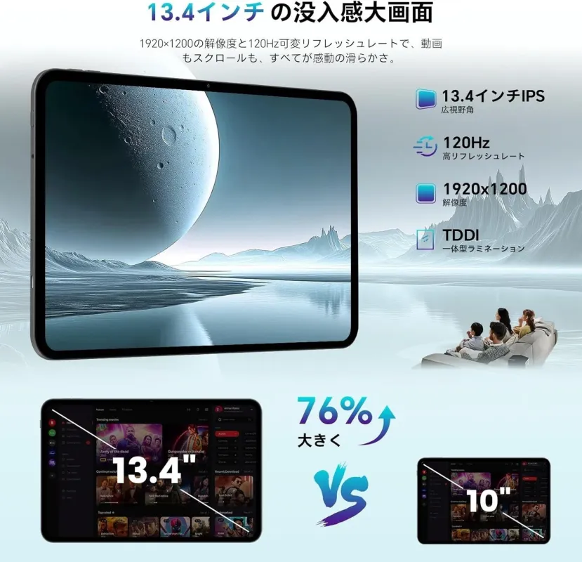 Teclast A13のディスプレイ