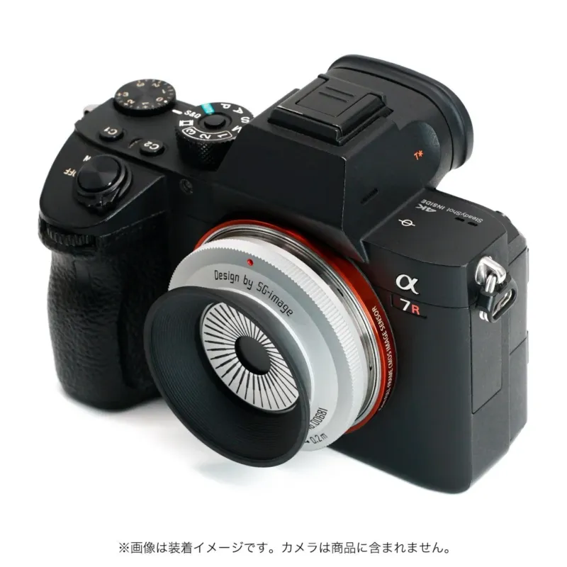 SG-image 18mm F6.3 ウルトラシンレンズ 装着イメージ