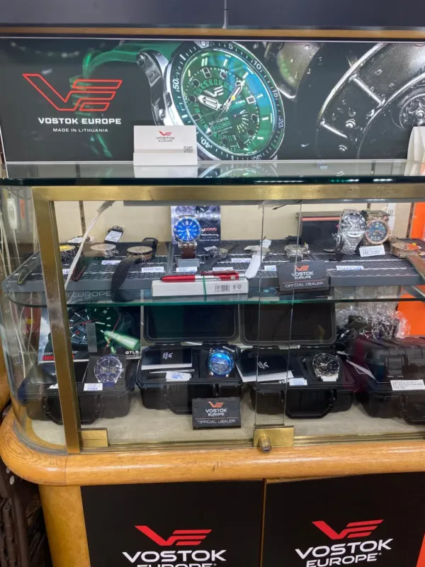 リニューアルされたVOSTOK EUROPEのディスプレイ