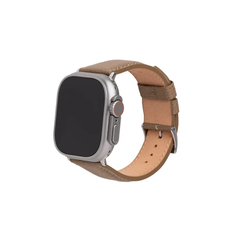 CRUMBS Leather Apple Watch band Avocado