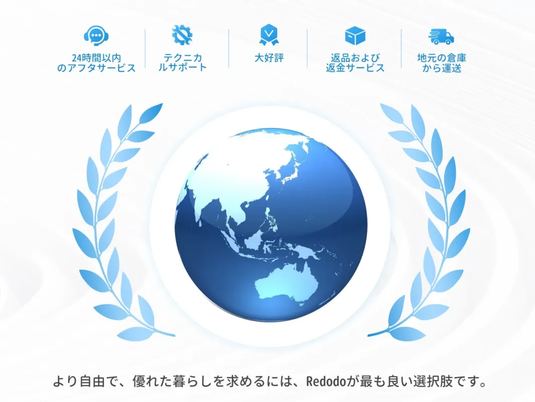 Redodo 12V 280Ah Bluetooth側面