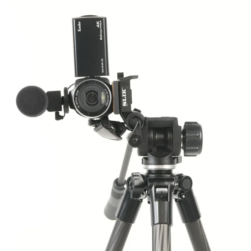 ケンコー製4KビデオカメラとSLIK製三脚