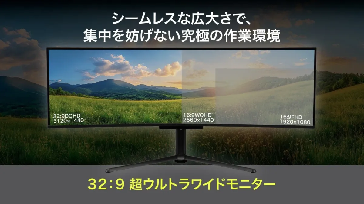 シームレスな拡大で、集中を妨げない究極の作業環境