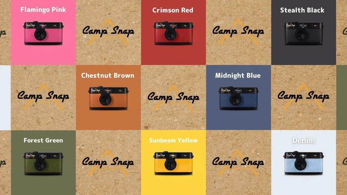 Camp Snap Cameraのカラーバリエーション