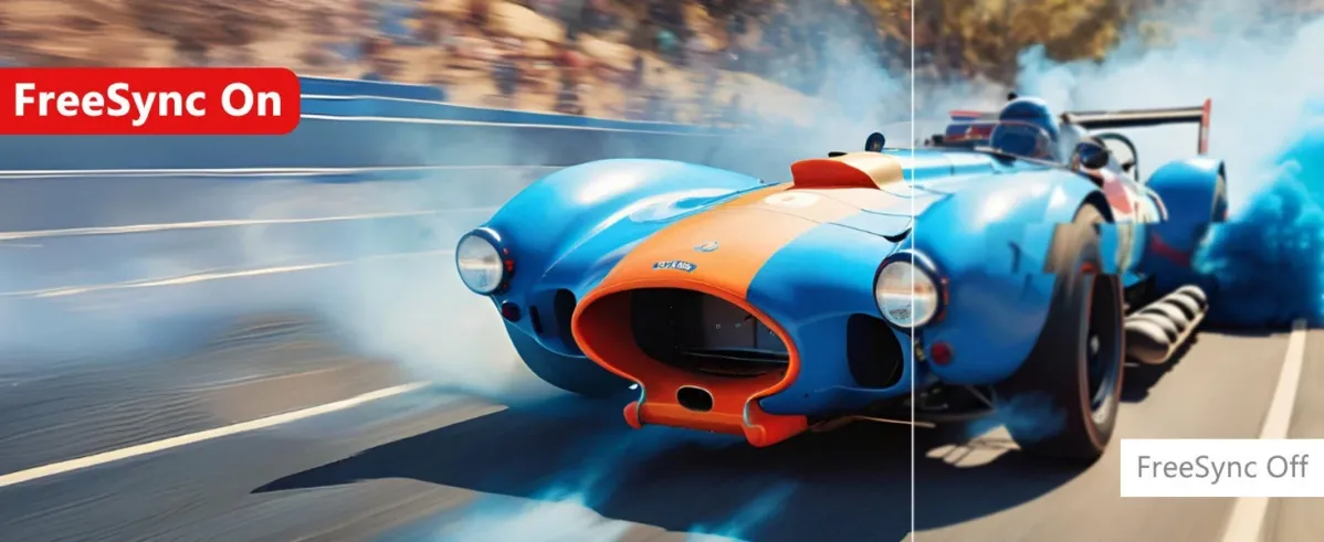 FreeSyncオンオフ比較