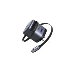 USB-Cケーブル内蔵の65W充電器