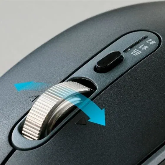 チルトホイールと切り替えスイッチ