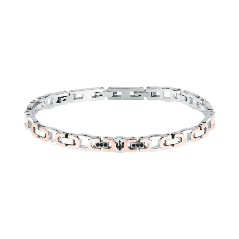 マセラティ Iconic コレクション ブレスレット ブラッククリスタル