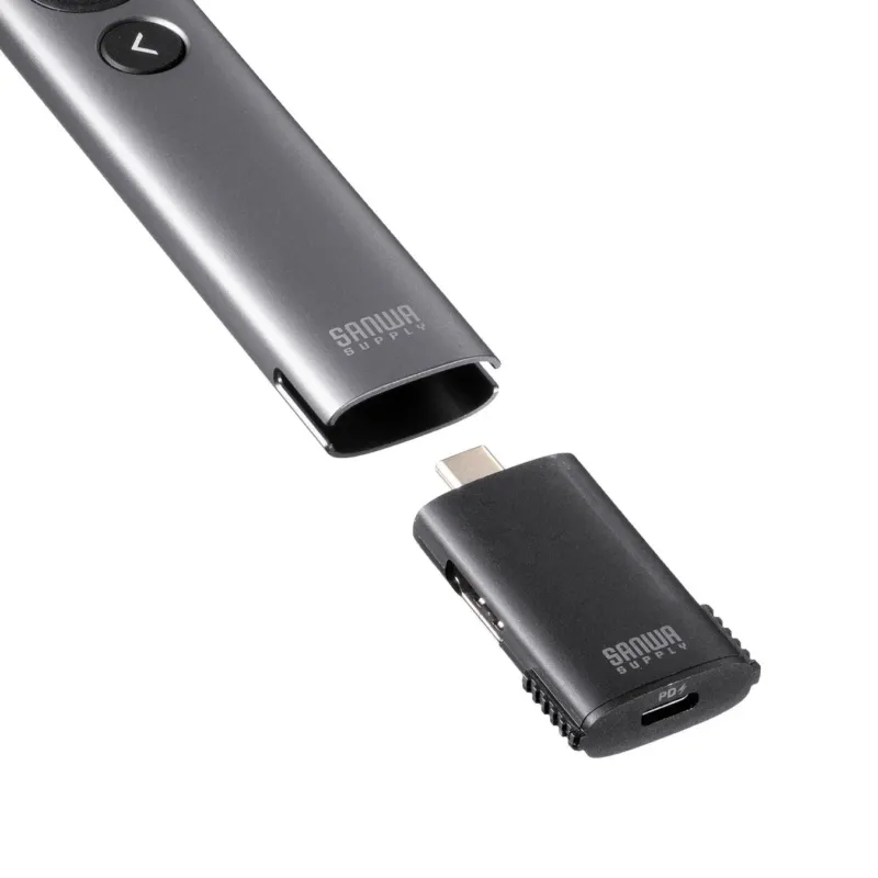 収納できるレシーバー