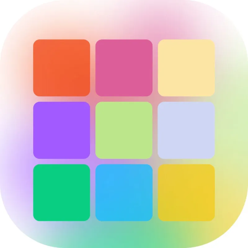 カラフルなグリッド