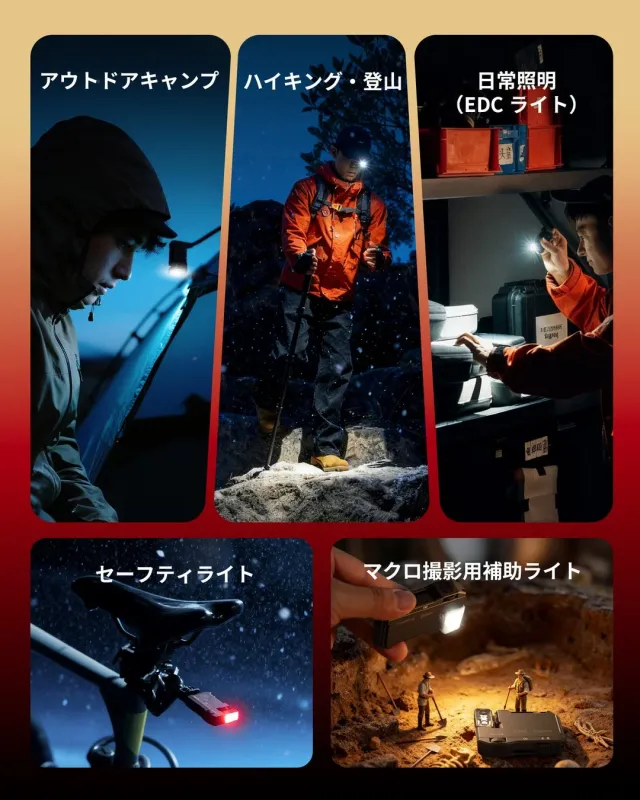 マクロ撮影用補助光としても活用