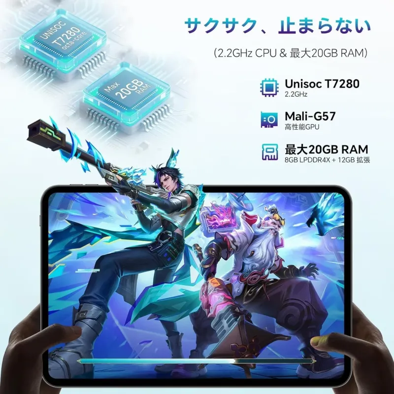 Teclast A13のCPUとRAM