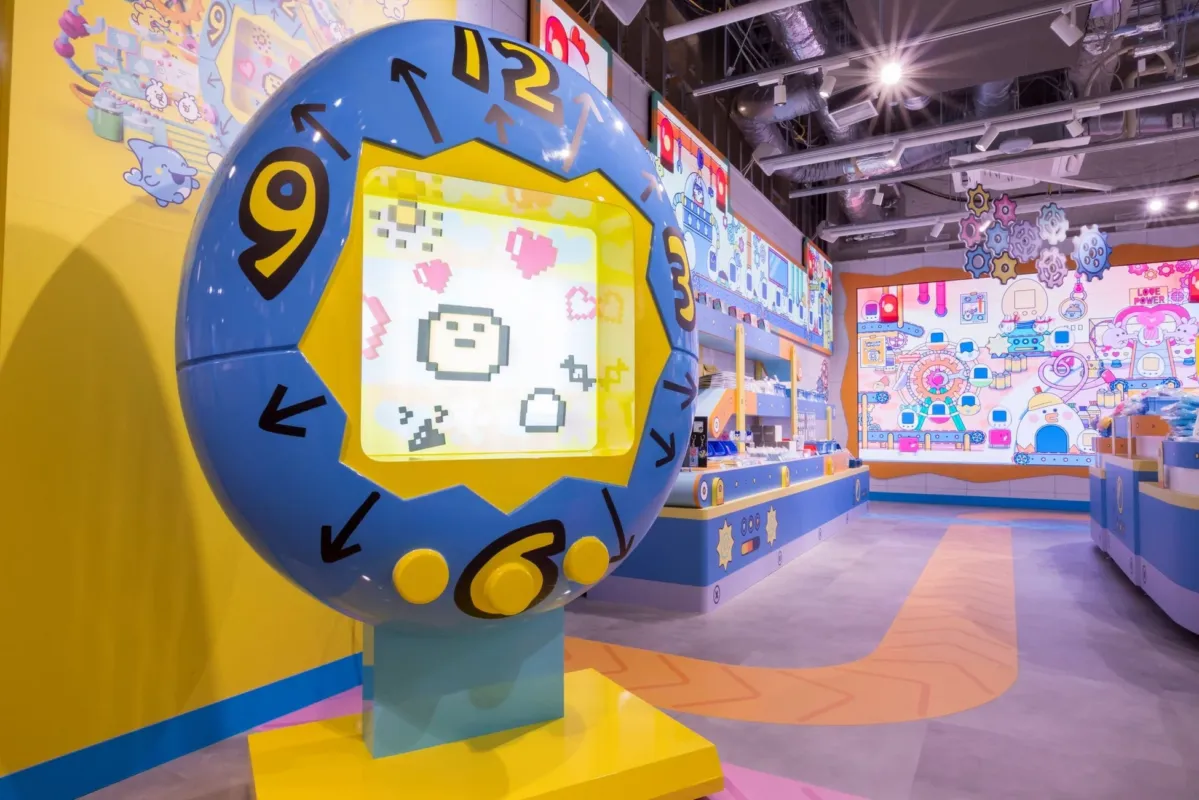 たまごっちの大型ディスプレイ