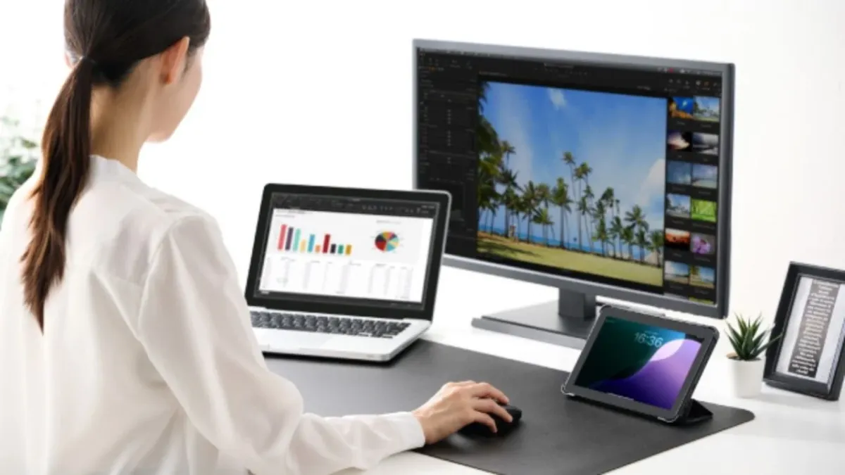 マルチディスプレイ作業