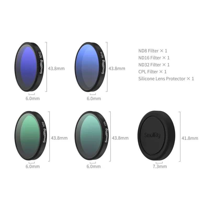 ND/CPLフィルターキットの構成