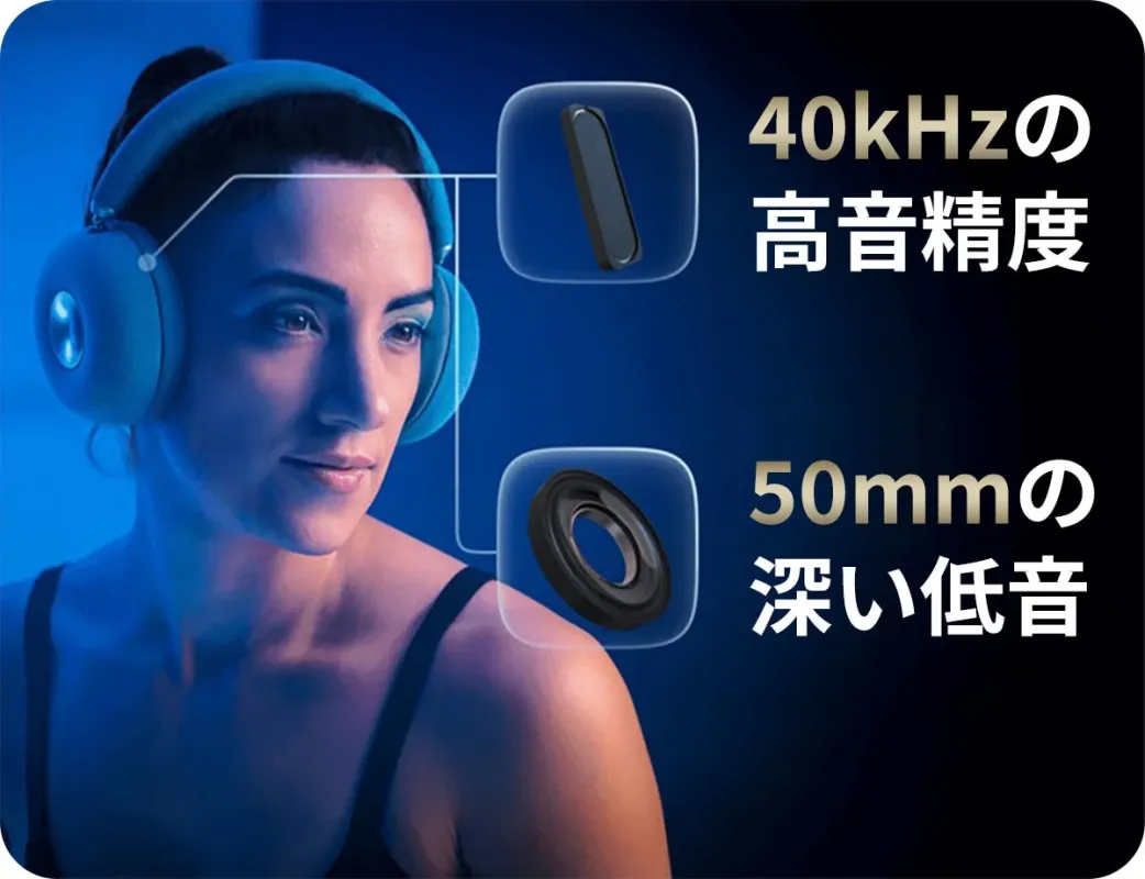 高周波数40kHzまでの応答