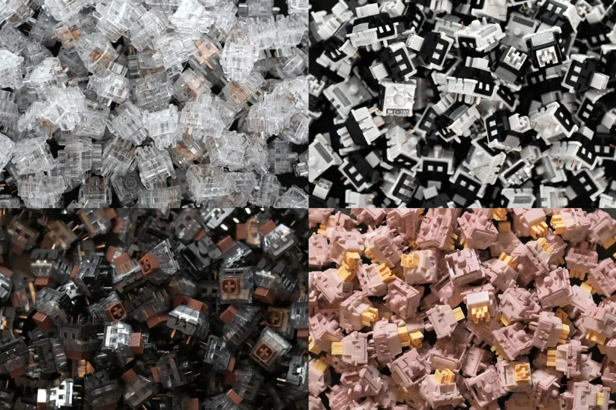 様々なキースイッチの集合