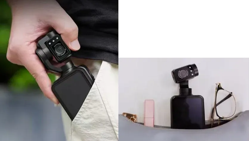 ポケットに収まるコンパクトなカメラ