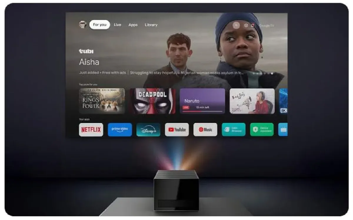 Google TV+搭載。主要ストリーミングにワンクリック接続