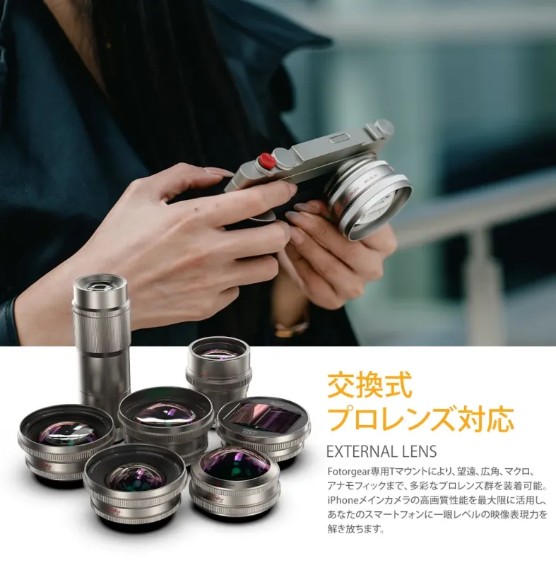 交換式プロレンズ対応イメージ
