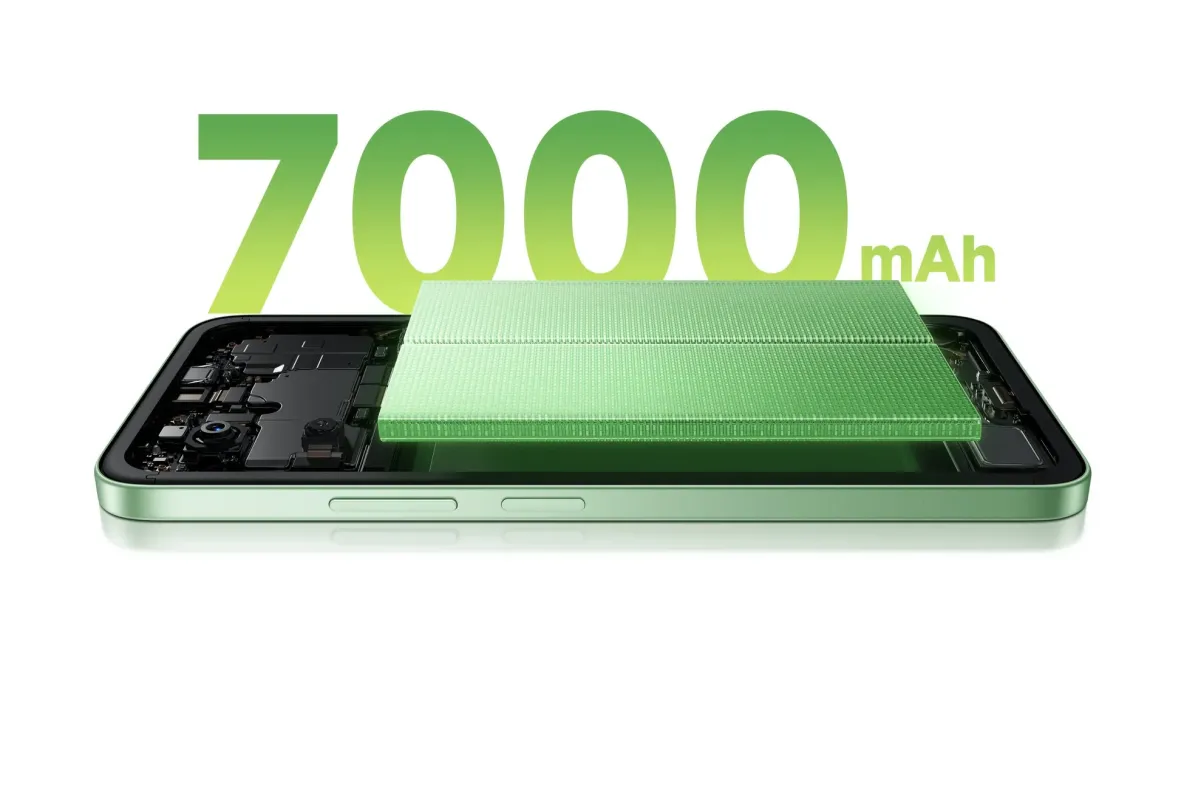 7000mAhバッテリー