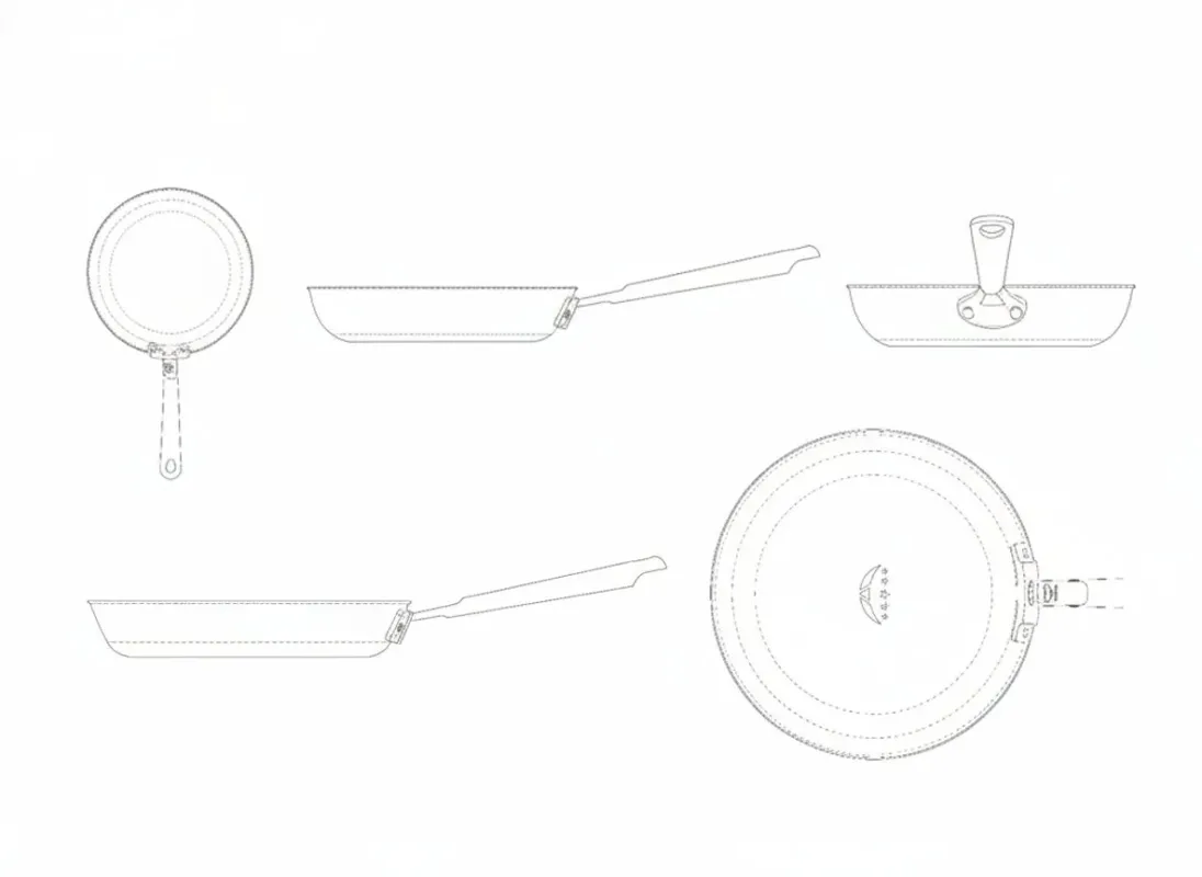 フライパンの設計図