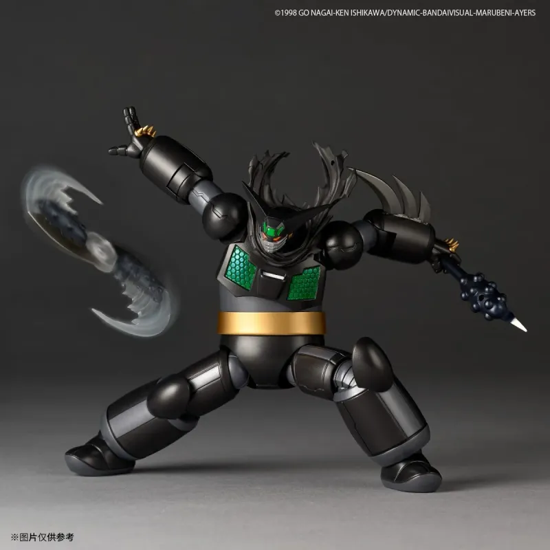 回転エフェクトを装着したブラックゲッター