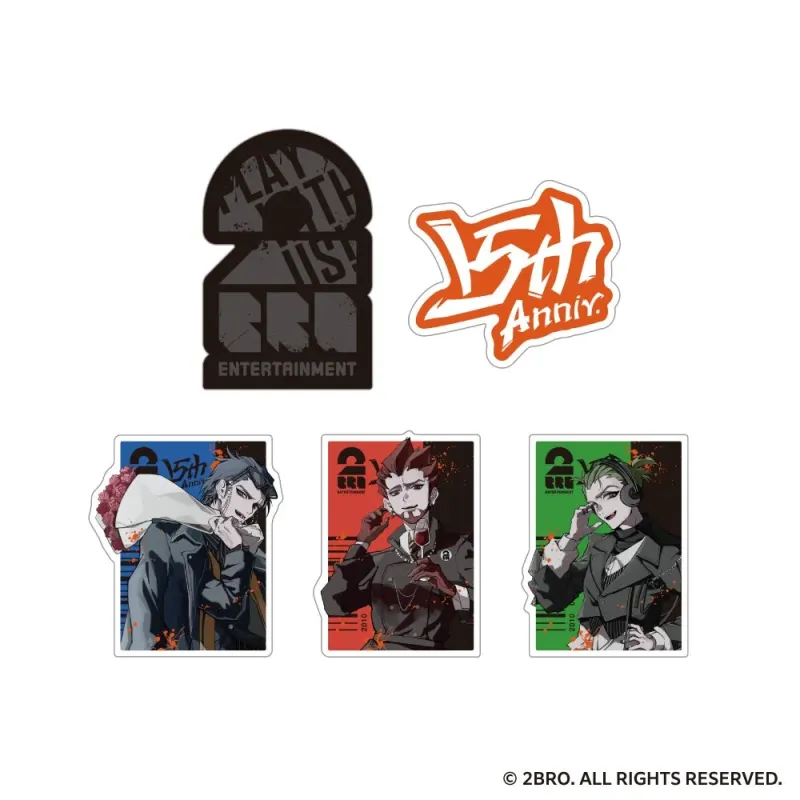 2BRO. 15th POP UP STORE ステッカー5枚セット