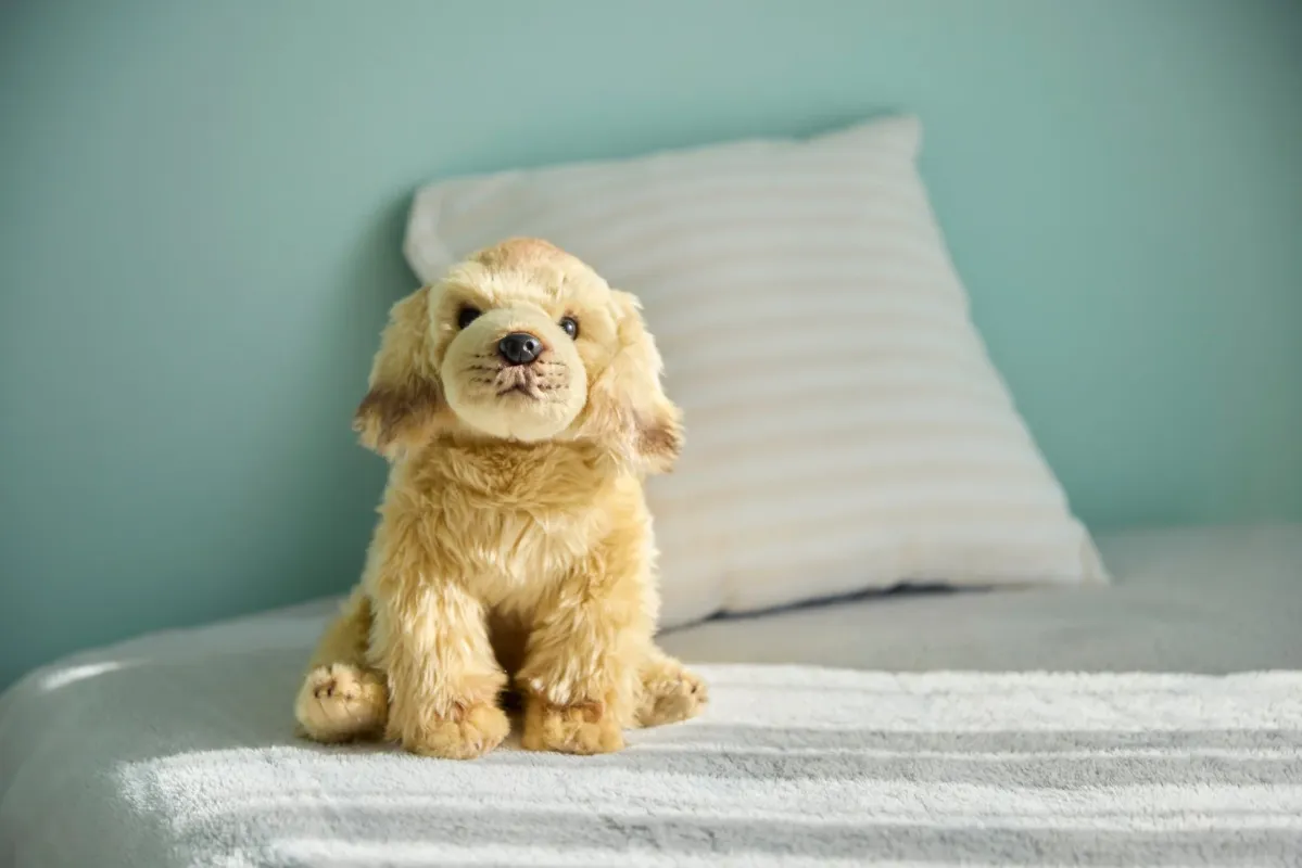 子犬のぬいぐるみ