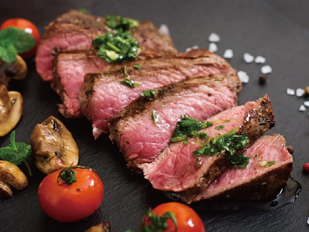 ステーキの調理例