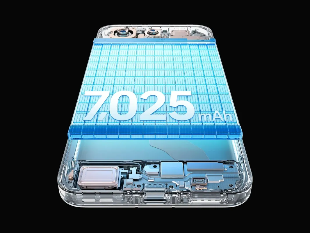 7025mAhバッテリー