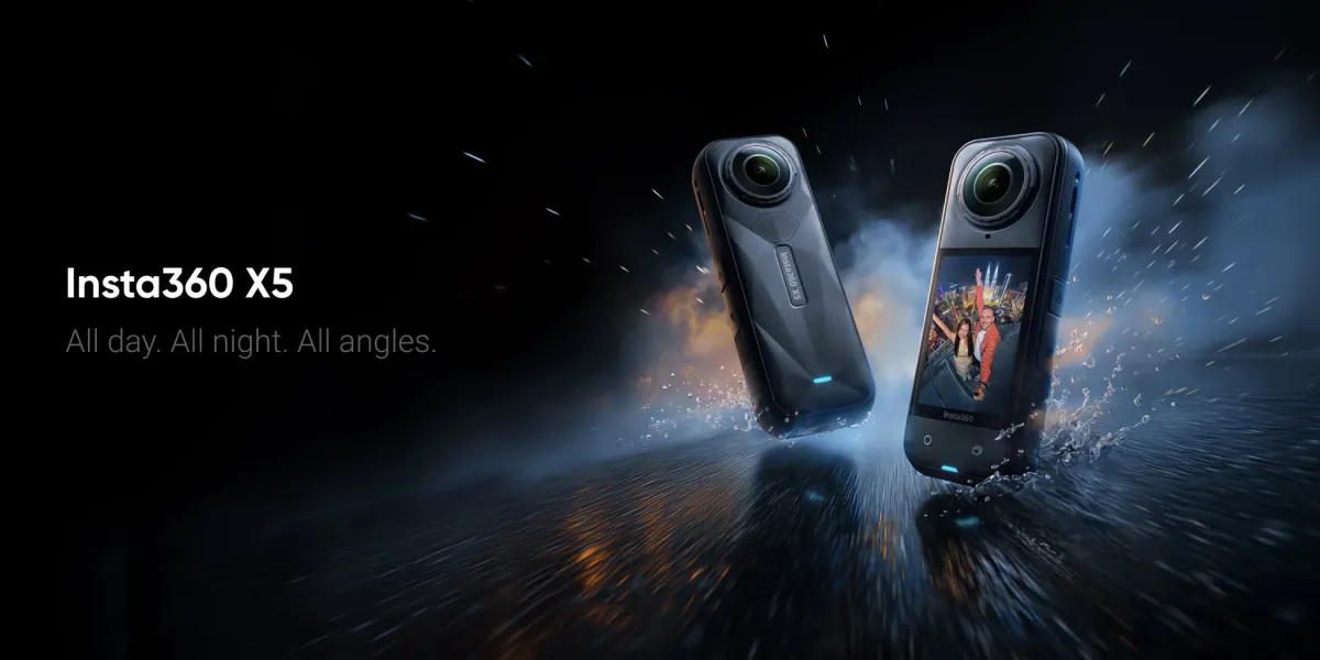 Insta360 X5カメラの広告画像