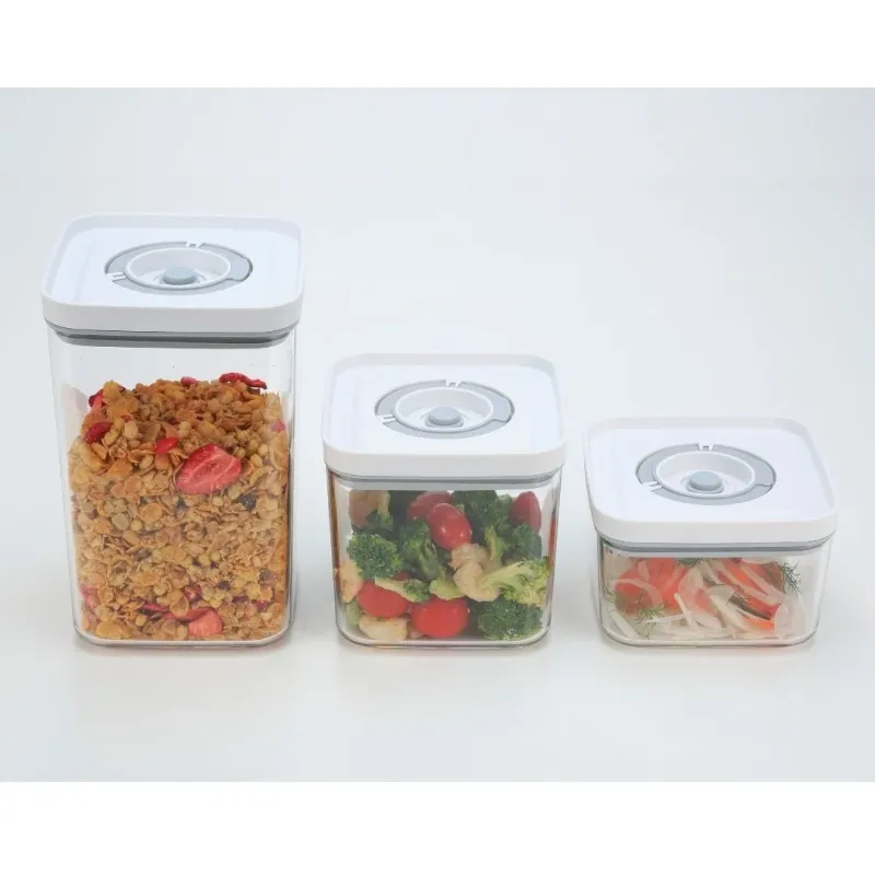 3サイズの真空保存容器