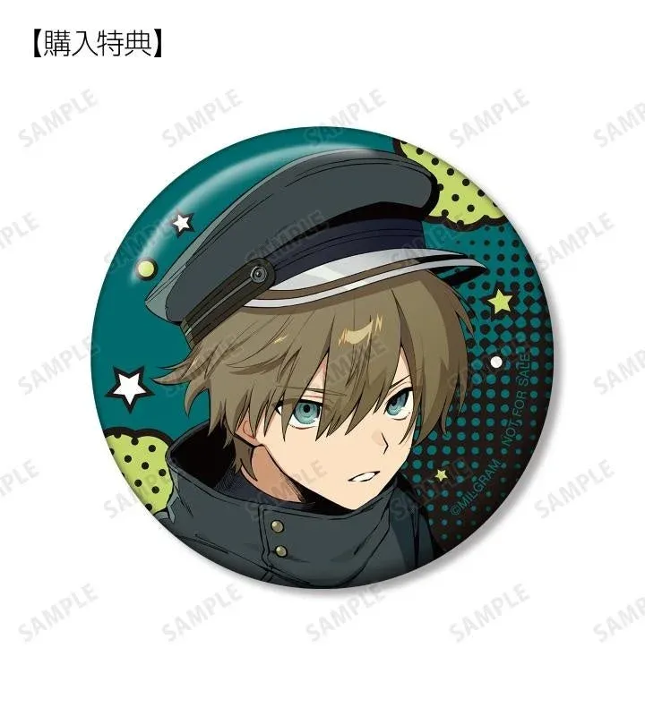 描き下ろし エス アメコミ風ver. 75mm缶バッジ AMNIBUS&アニメイト限定特典