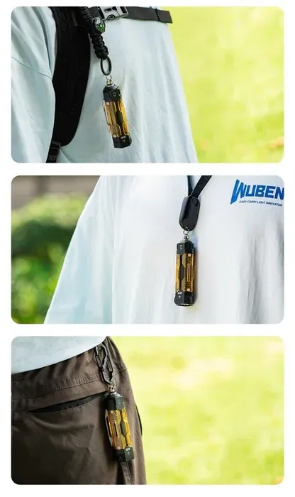 WUBEN E8の様々な持ち運び方