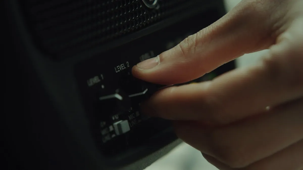 操作パネルのクローズアップ