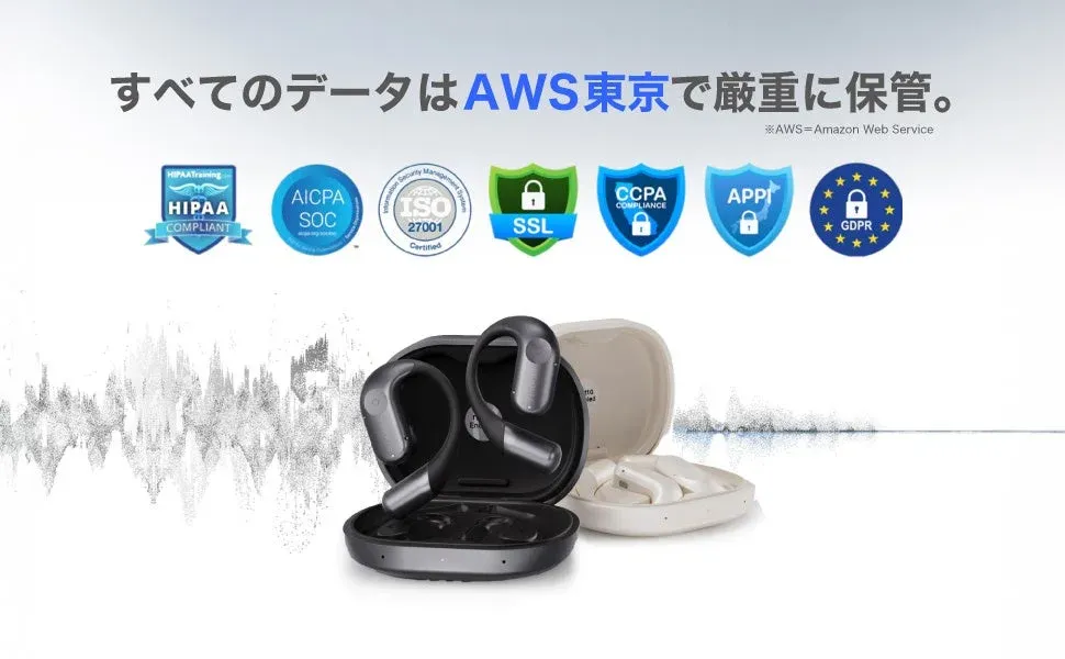 AWS東京で厳重保管