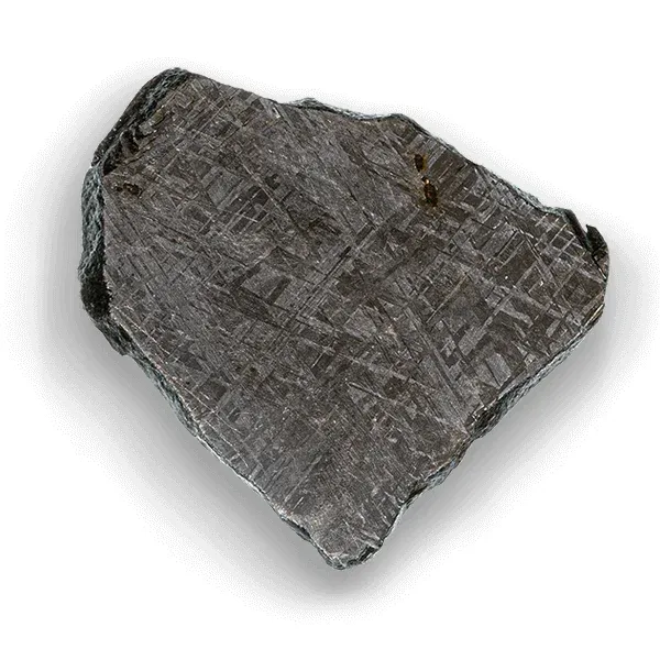 ウィドマンシュテッテン構造を持つ鉄隕石の断面