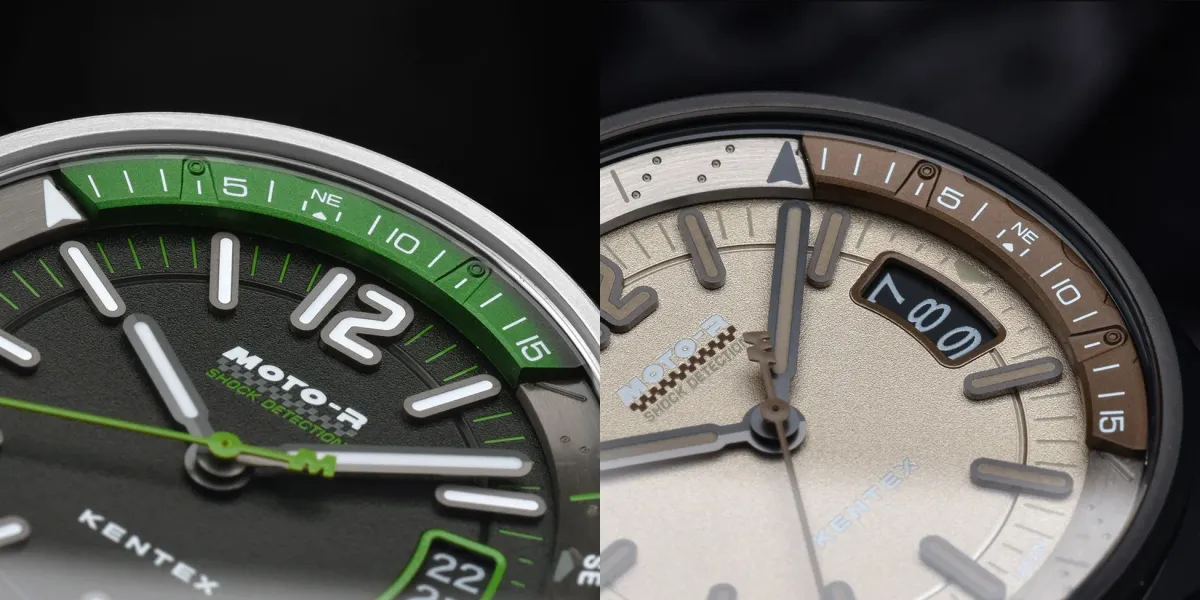 方位を確認できるインナーローテーションリング