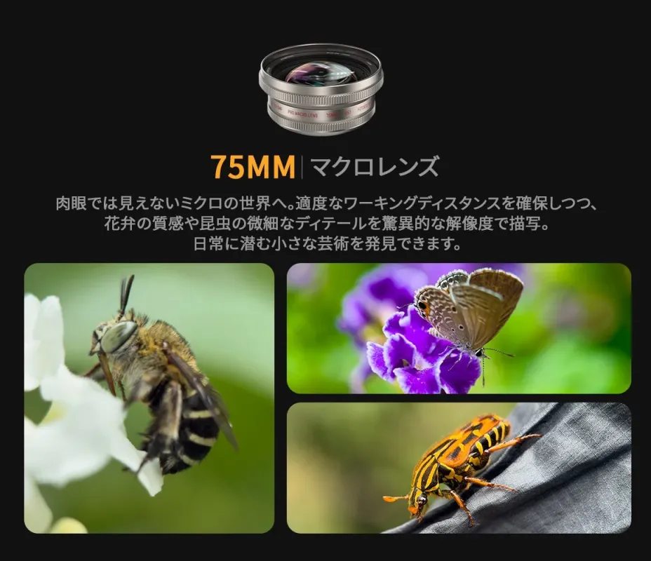 75mmマクロレンズの紹介