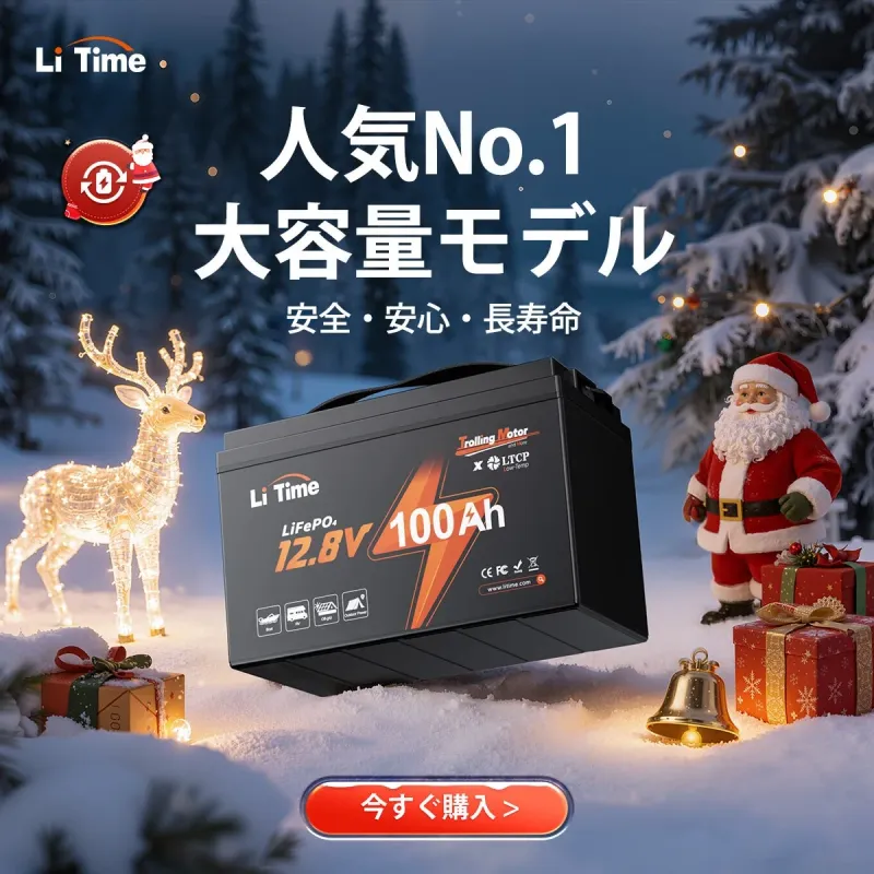 LiTime 12V100Ah バッテリー