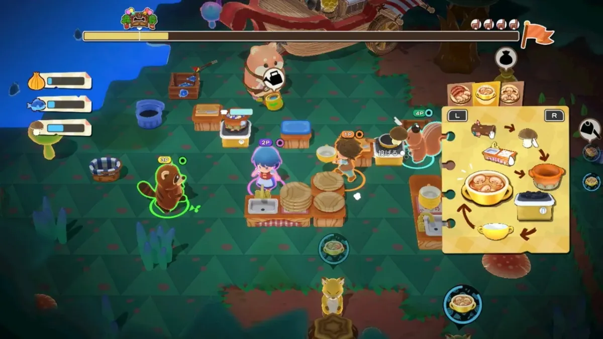 協力プレイ画面