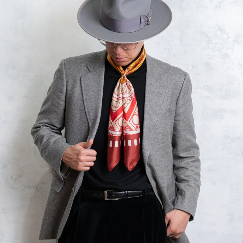 Map Camera Original Silk Scarf