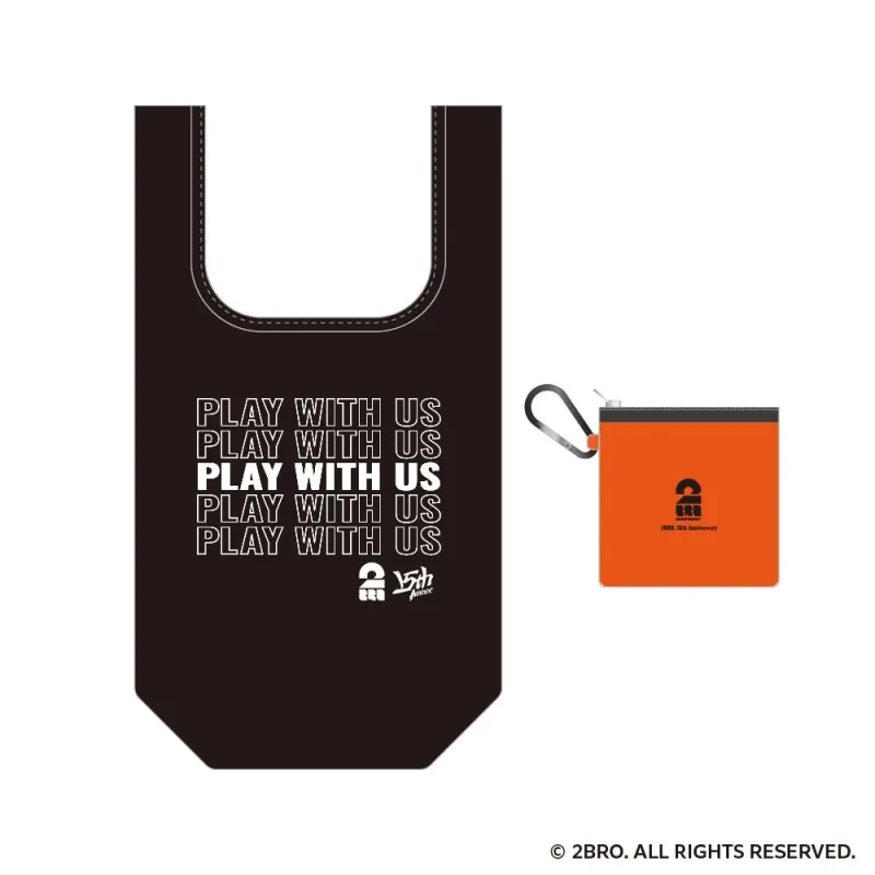 2BRO. 15th POP UP STORE ミニポーチ付きエコバッグ