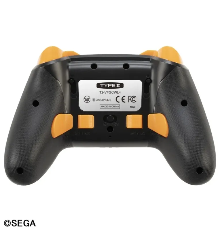 コントローラー背面と拡張ボタン