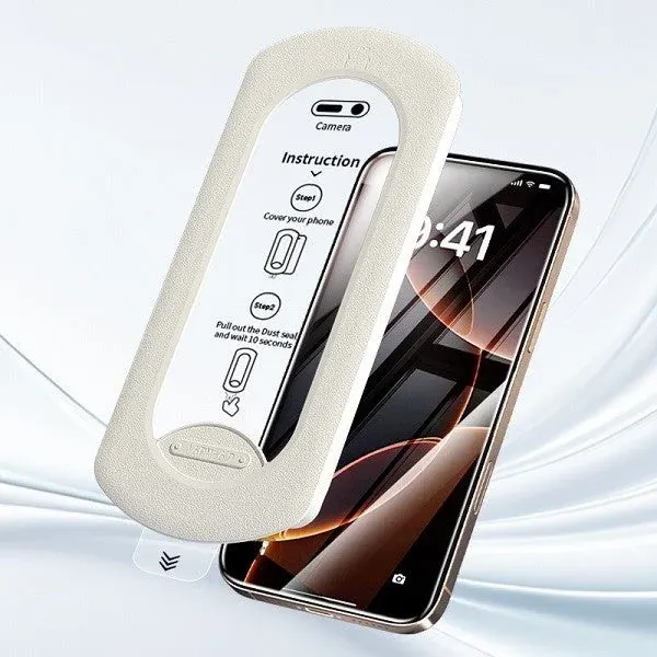 iPhone用ガラスフィルム 貼り付けキット付