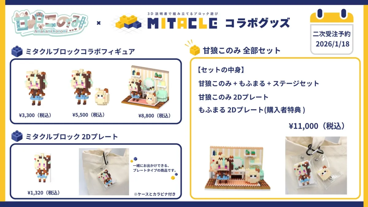 甘狼このみ ミタクルブロック